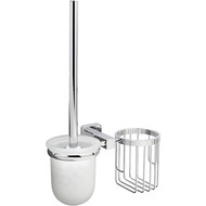 Ёршик для унитаза с держателем для освежителя WasserKraft Lippe K-6535 фото 