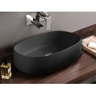Раковина-чаша ArtCeram Cognac 55 см COL003 17 34 цвет матовый черный, Saniglaze фото 