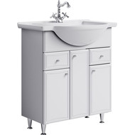 Тумба напольная с раковиной Aqwella Барселона 85 см BА0108К, б/к фото 