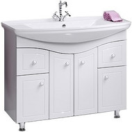 Тумба напольная с раковиной Aqwella Франческа 105 см FR0110 фото 