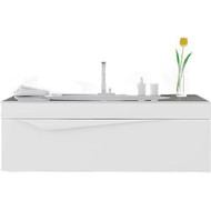 Тумба подвесная с раковиной Aqwella Clarberg Papyrus 120 см PAP0112E фото 