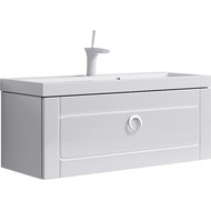 Тумба подвесная с раковиной Aqwella Infinity 100 см inf.01.10/001 фото 