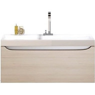 Тумба подвесная с раковиной Aqwella Verona 80 см Ver.01.08/A+49259, акация, Цвет фасада: бежевый фото 