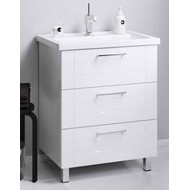 Тумба напольная с раковиной Aqwella Манчестер 80 см MAN01083 фото 