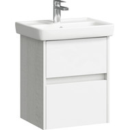 Тумба подвесная с раковиной Aqwella Сити 50 см CI0105DK, дуб канадский, Цвет фасада: дуб канадский фото 