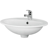 Раковина врезная на столешницу Cersanit Calla 54 см S-UM-Cl/1-w фото 