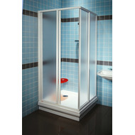 Душевое ограждение Ravak Supernova SRV2-S+SRV2-S 90 см 14V70102ZG белый/матовое фото 