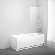 Шторка для ванны Ravak Pivot PVS1 80 см 79840100Z1 белый/прозрачное фото 