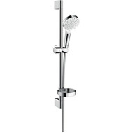 Душевой гарнитур Hansgrohe Crometta Vario 26553400 со штангой 65 см, белый/хром фото 