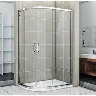 Душевое ограждение Bas Infinity R-120-C-CH 120х80 см, хром/прозрачное фото 