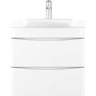Тумба подвесная с раковиной Am.Pm Like 65 см M80FHX0652WG, белый глянцевый фото 