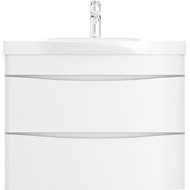 Тумба подвесная с раковиной Am.Pm Like 80 см M80FHX0802WG, белый глянцевый фото 