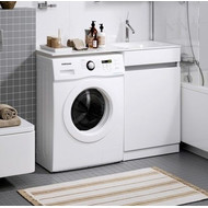 Тумба напольная с раковиной-столешницей Aqwella Forma 115 см FOR0105KR, б/к фото 