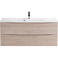 Тумба подвесная с раковиной BelBagno MARINO-1200-2C-SO-RG-P 120 см, Rovere Grigio фото 