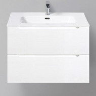 Тумба подвесная с раковиной BelBagno ETNA-700-2C-SO-BO-P 70 см, Bianco Opaco, Цвет фасада: Bianco Opaco фото 