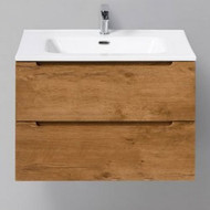 Тумба подвесная с раковиной BelBagno ETNA-700-2C-SO-RN-P 70 см, Rovere Nature, Цвет фасада: Rovere Nature фото 