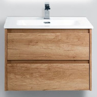 Тумба подвесная с раковиной BelBagno KRAFT-700-2C-SO-RNN 70 см, Rovere Nebrasca Nature фото 