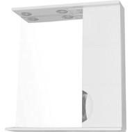 Зеркало-шкаф Стиль Соло 60 см R, белый фото 