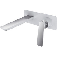 Смеситель для раковины настенный Timo Helmi 4071/00-16SM, хром/белый фото 