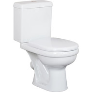 Унитаз-компакт Santeri Визит 1.P405.3.S00.00B.F с крышкой полипропилен фото 