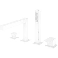 Смеситель для ванны Cezares PORTA-BVDM4-BIO, белый, Цвет производителя: белый фото 