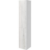 Пенал подвесной Акватон Сакура 33 см 1A219903SKW8L, белый/ольха наварра фото 