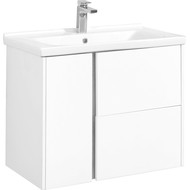 Тумба подвесная с раковиной Акватон Стоун 80 см 1A2282K1SX010, белый фото 