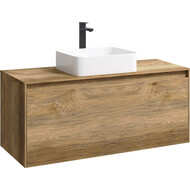 Тумба подвесная со столешницей Aqwella 5 Stars Mobi 120 см MOB0112DB/MOB0712DB, дуб балтийский фото 