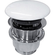 Донный клапан Kerasan Nolita 923301, белый глянцевый фото 