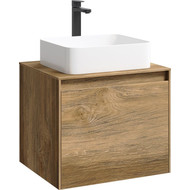 Тумба подвесная со столешницей Aqwella 5 Stars Mobi 60 см MOB0106DB/MOB0706DB, дуб балтийский фото 