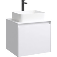 Тумба подвесная со столешницей Aqwella 5 Stars Mobi 60 см MOB0106W/MOB0706W, белый фото 