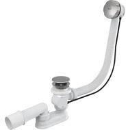 Сифон для ванны AlcaPlast A55KM-80, металл фото 