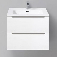 Тумба подвесная с раковиной BelBagno ETNA39-500/390-2C-SO-BL-P 50 см, Bianco Lucido, Цвет фасада: Bianco Lucido фото 