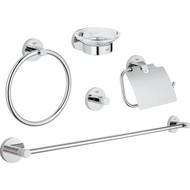Набор аксессуаров для ванной комнаты Grohe Essentials 40344001 фото 