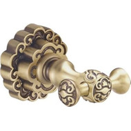 Двойной крючок Bronze de luxe Windsor K25205, цвет бронза фото 