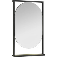 Зеркало Акватон Лофт Фабрик 50 см 1A242502LTDU0, дуб эндгрейн фото 