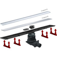 Трап Pestan (BETTOSERB) Confluo Frameless Line 75 см 13701232, хром матовый (под плитку), Цвет производителя: хром, Размер трапа: 750 фото 