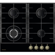 Газовая варочная поверхность Graude GSK 60.1 S (чёрное стекло) фото 