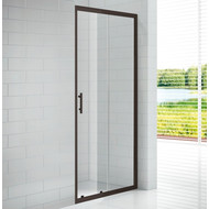 Душевая дверь Cezares Eco BF-1 120 см, черный/прозрачное фото 