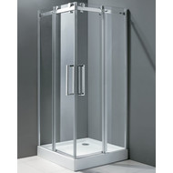 Душевое ограждение Cezares 90х90 см STYLUS-O-M-A-2-90-C-Cr (стекло 8 мм) хром/прозрачное фото 