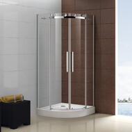 Душевое ограждение Cezares Stylus-M R-2 100х100 см (стекло 8 мм), хром/прозрачное фото 