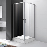 Душевое ограждение Cezares Molveno A-2 90х90 см, хром/прозрачное фото 