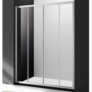 Душевая дверь Cezares Molveno BF-2 160 см, хром/прозрачное фото 