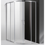 Душевое ограждение Cezares Molveno RH-2 120х90 см, хром/прозрачное фото 
