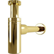 Сифон для умывальника WasserKraft Sauer A173, золото фото 