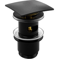 Донный клапан WasserKraft Abens A164, черный фото 