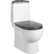 Унитаз-компакт Sanita Luxe Best Luxe WC.CC/Best/2-DM/BLK.G/S1 с крышкой микролифт (цвет чёрный) фото 