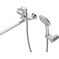 Смеситель для ванны Am.Pm X-Joy F85A95000 с душевым набором, хром, Цвет производителя: хром фото 