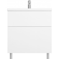 Тумба напольная с раковиной AM.PM Gem 75 см M90FSX07522WG32, белый, Цвет фасада: белый фото 