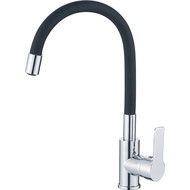 Смеситель для кухни Haiba HB70112-7, хром/черный фото 